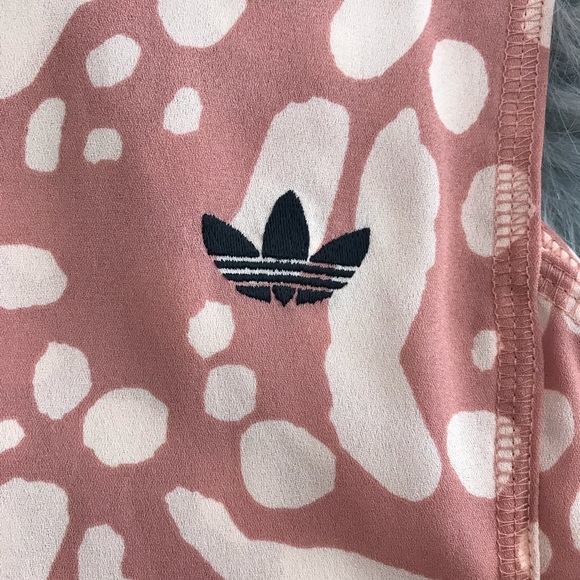 Adidas || Chiffon Animal Print Romper Size M - Picture 3 of 8